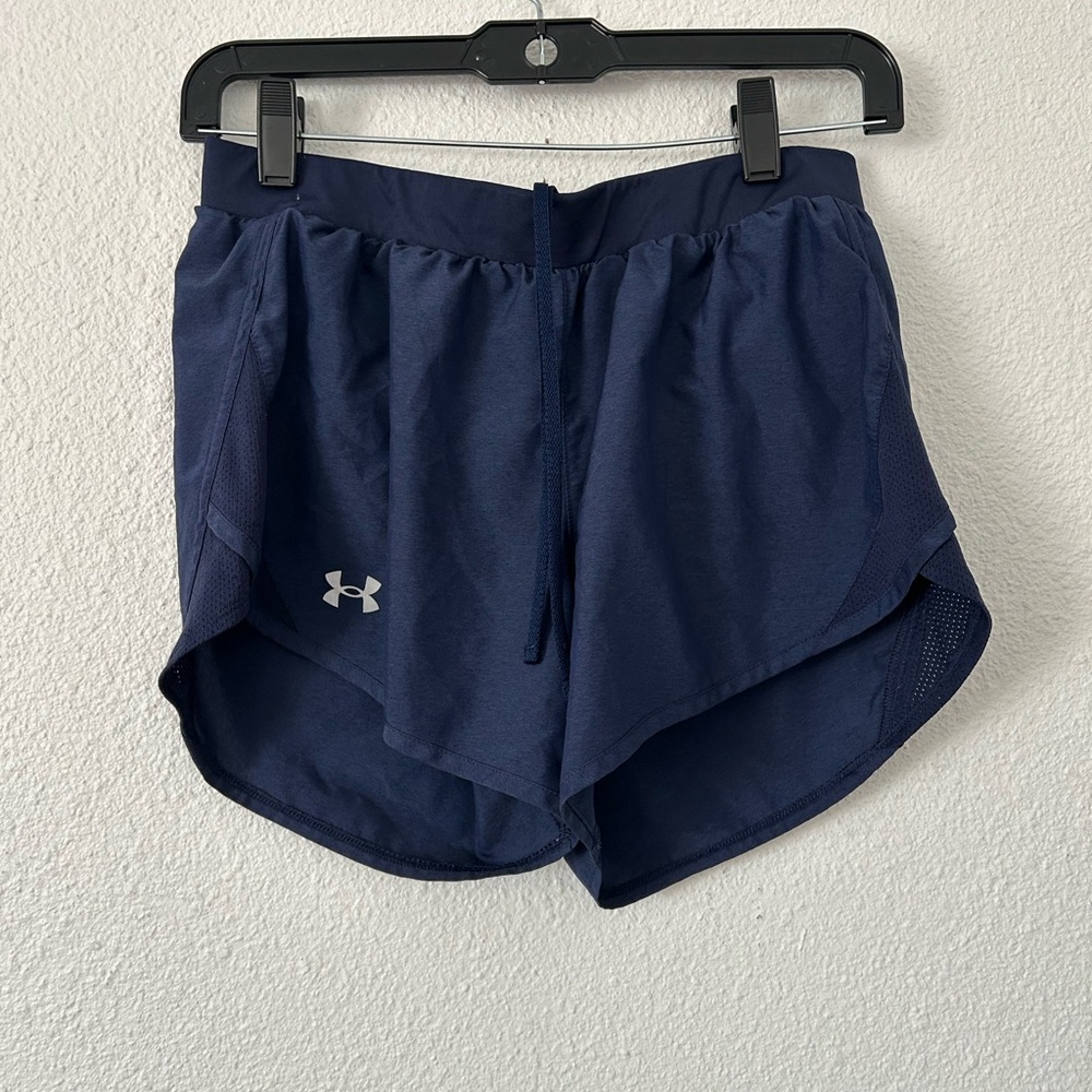Under armour navy blue workout running shorts sz small
